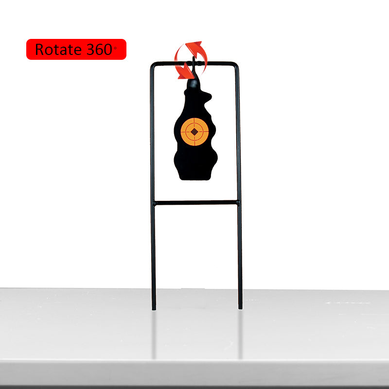 Atflbox Metal Spinning Air Gun Pellet BB Guns Resetting Target, Rated for .177 .22 Caliber Outdoor Shooting