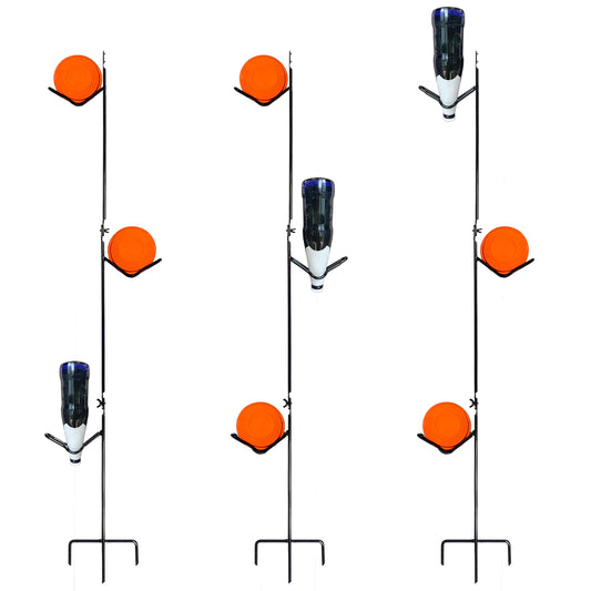 ATFLBOX Clay Pigeons Holder, Sporting Clays Accessories, Pack of 3 units Clay skeet target hanger for shooting outdoors