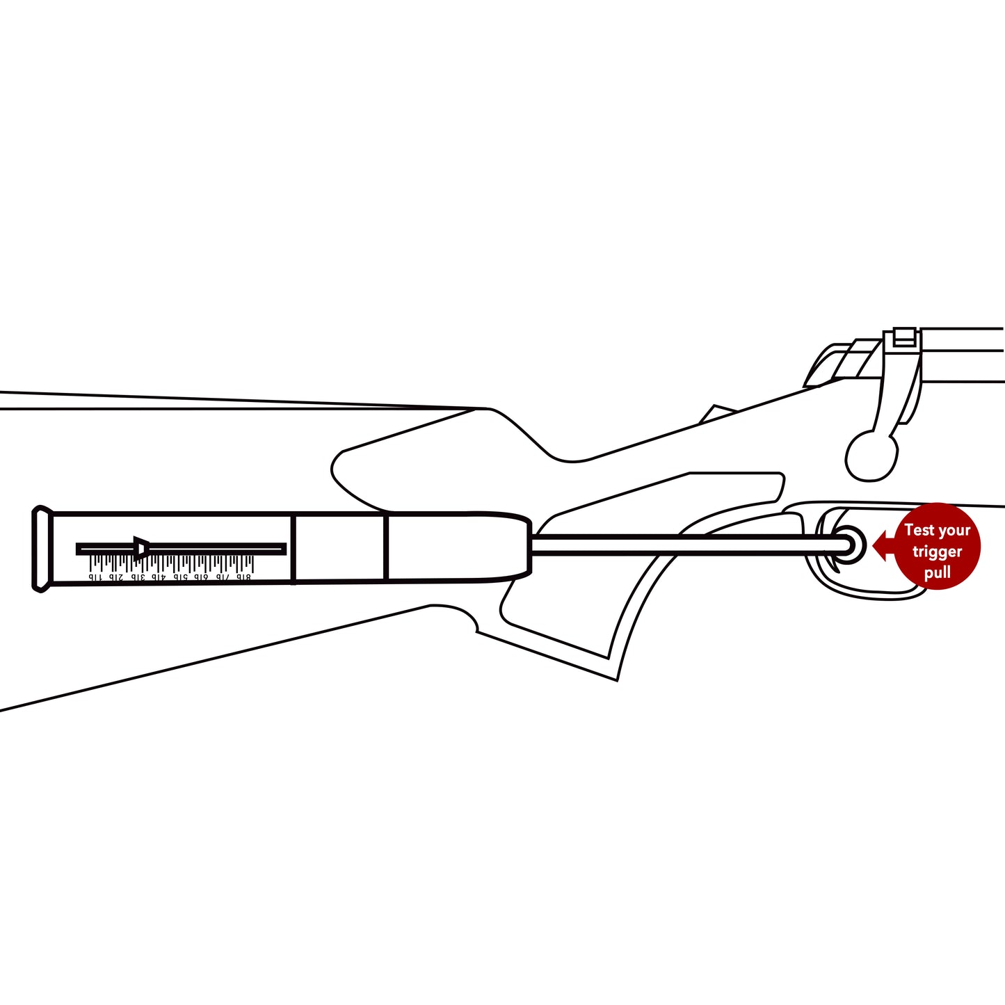 Manual Trigger Pull Scale with 8oz to 8lb Value Range for