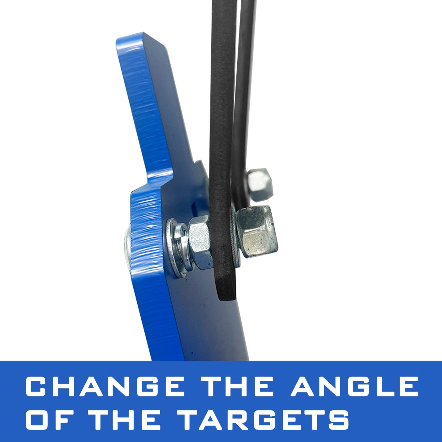 ATFLBOX Steel Target Hangers for Gongs, Hanging AR500 Target Rubber Strap Mounting Kit, Hardware for Hanging Targets