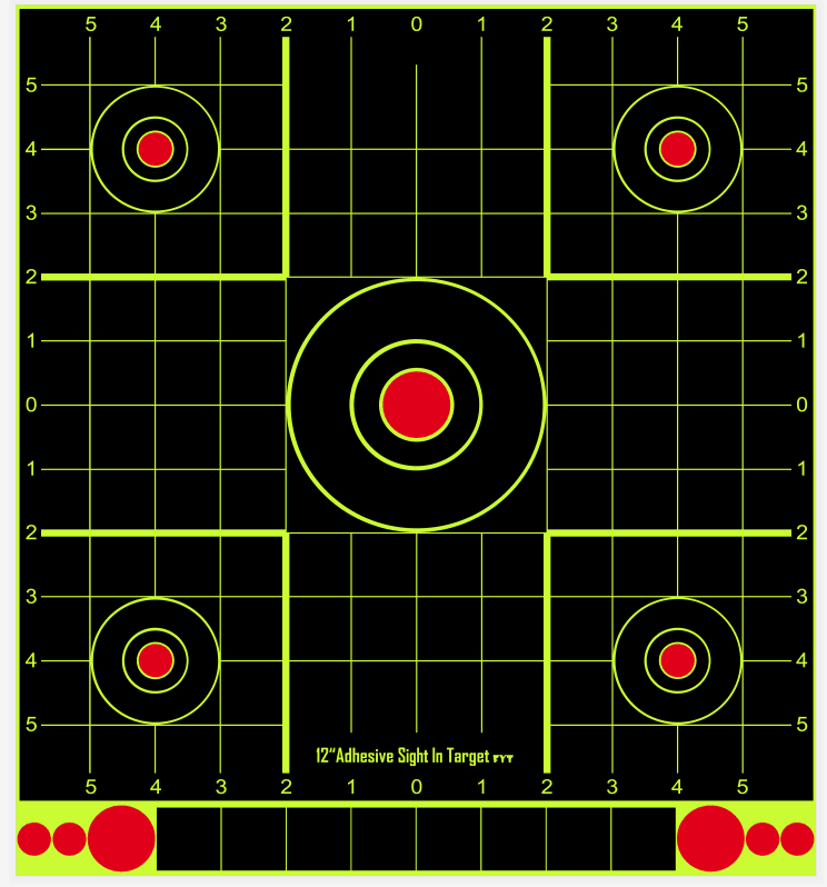 ATFLBOX 50pcs 12" x 13" Splatter Paper Shooting Target and Adhesive Target, Rective Shooting Targets for Pellet gun Rifle airgun