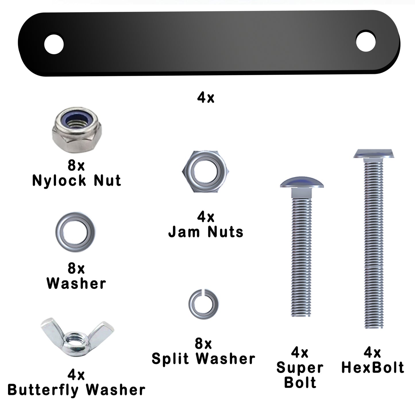 ATFLBOX Steel Target Hangers for Gongs, Hanging AR500 Target Rubber Strap Mounting Kit, Hardware for Hanging Targets