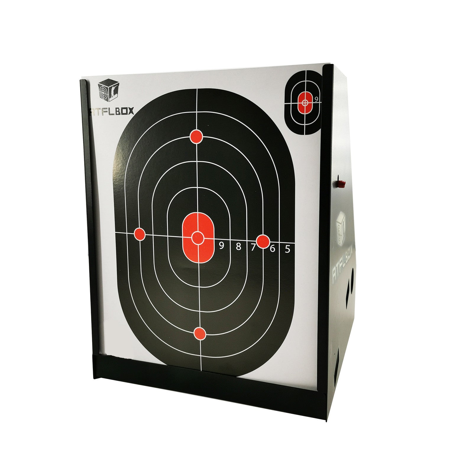 Atflbox 7 X 9 Inch BB Gun Target Trap With 10pcs Paper Target And Spin ...