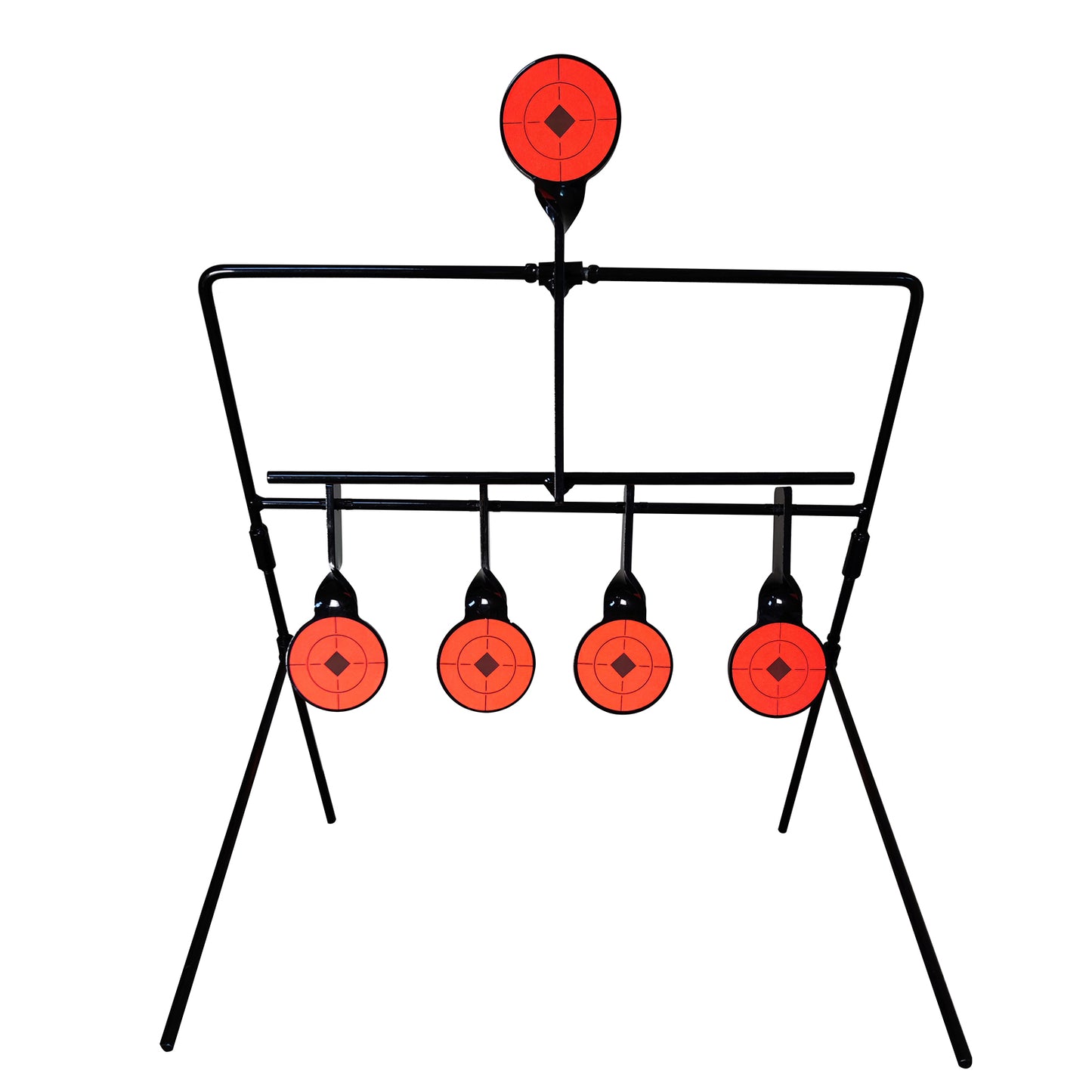 Atflbox Resetting Metal Plus Size and 2.5" Shooting Target, Airgun Rimfire Pellet Air Rifle Target, Rated for .177 .22 Caliber