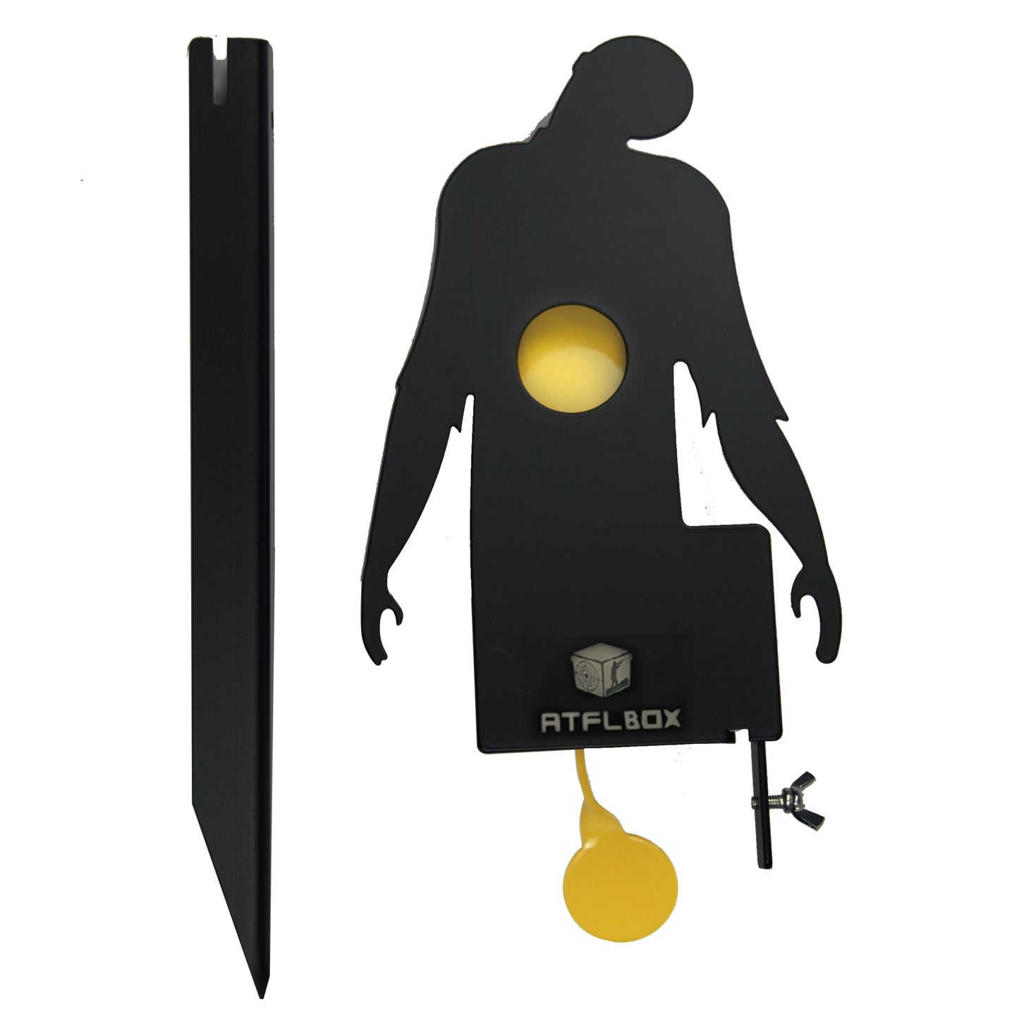 Atflbox Metal Zombie Air Gun Pellet BB Guns Rimfire Reset Target, Rated for .177 .22 Caliber Outdoor Shooting and Hunting