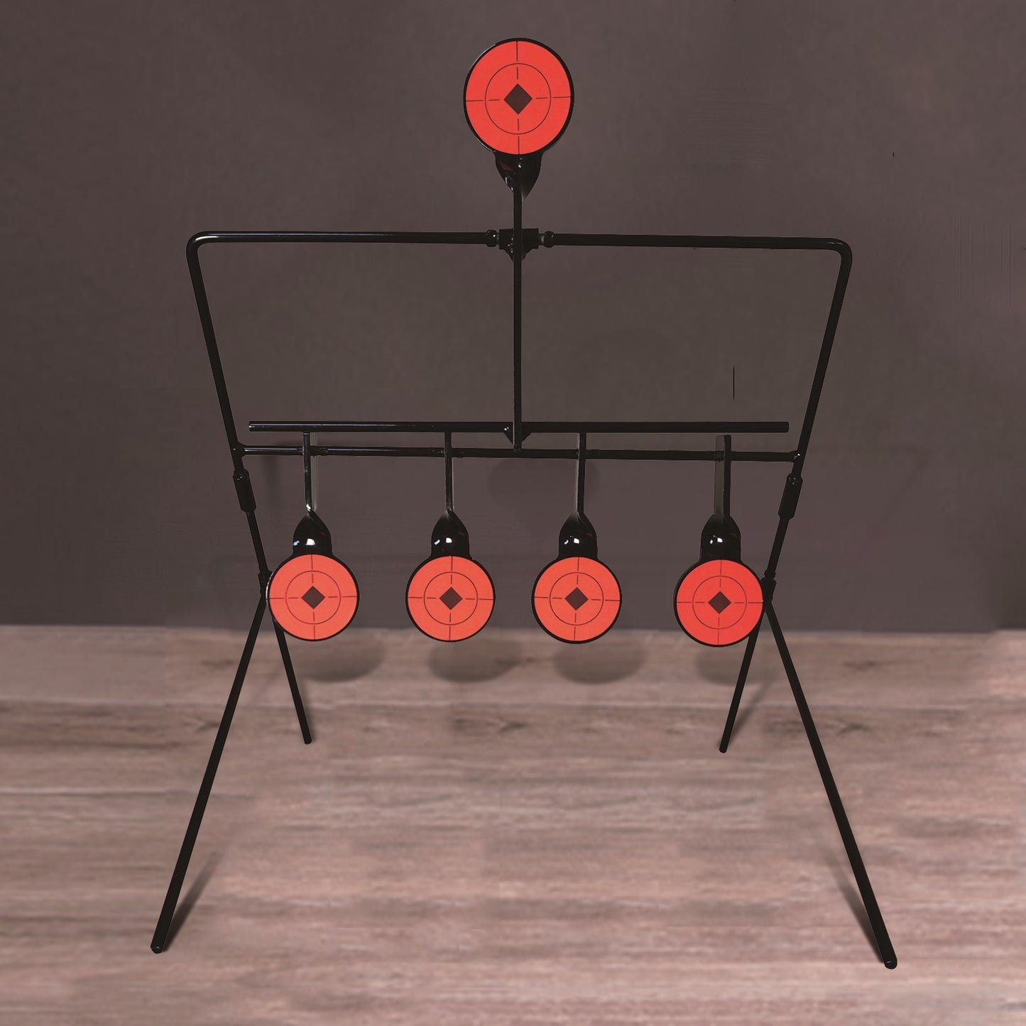 Atflbox Resetting Metal Plus Size and 2.5" Shooting Target, Airgun Rimfire Pellet Air Rifle Target, Rated for .177 .22 Caliber